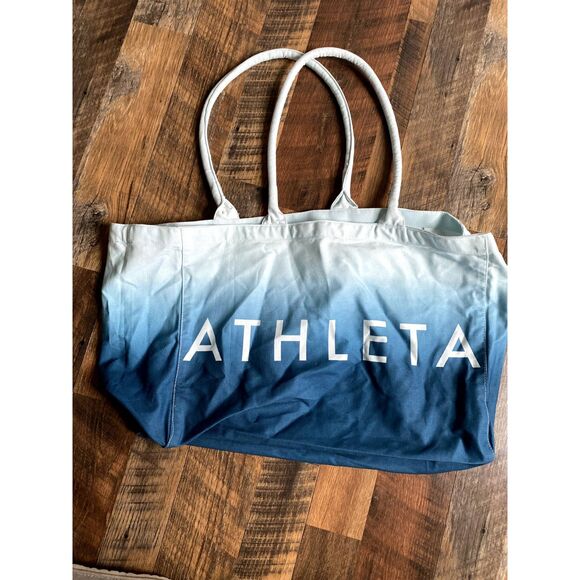 Athleta Gym/ Tote Bag- Gently Used- Blue - Picture 1 of 3